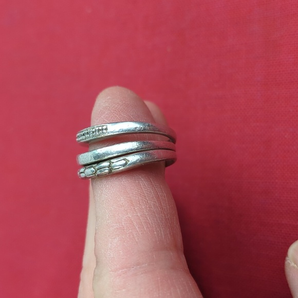 Clyde Duneier 925 Silver Stacked Rings, Set of Three. - Picture 3 of 7